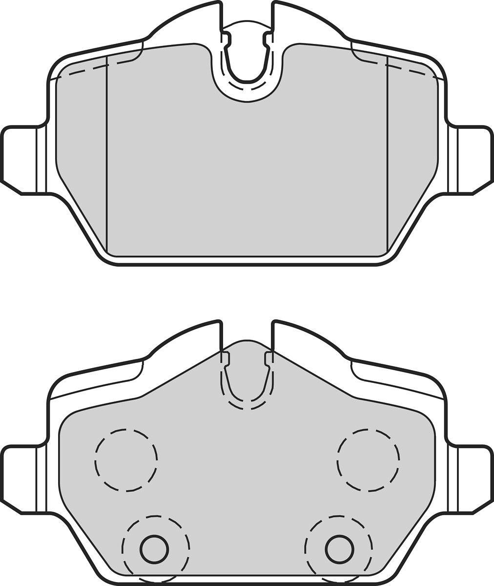 Jeu de 4 plaquettes de frein VALEO 302767